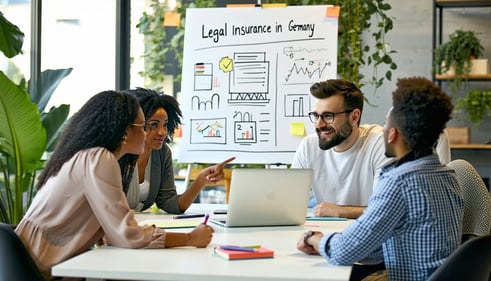 Expats learning about legal insurance in Germany