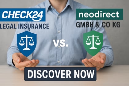 Comparison Check 24 and Neodirect Legal insurance from ARAG 2026