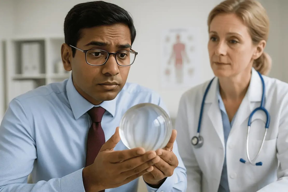Private health insurance with a glass ball for indians