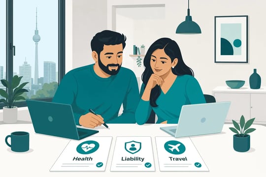 Indian Expat Couple in Modern German Apartment