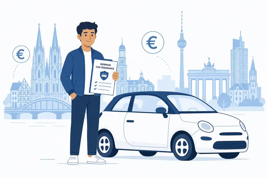 Indian Expat with Car Insurance in Germany