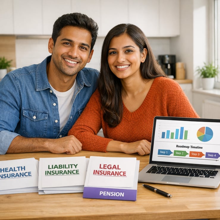 Insurance Roadmap for Indian Expats' First Year in Germany Young couple