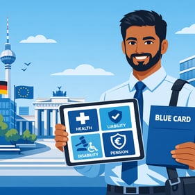 Insurance for blue card holders in Germany