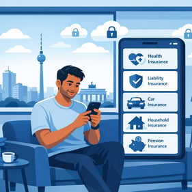 Get our Digital App for insurance  especially for Indians in Germany