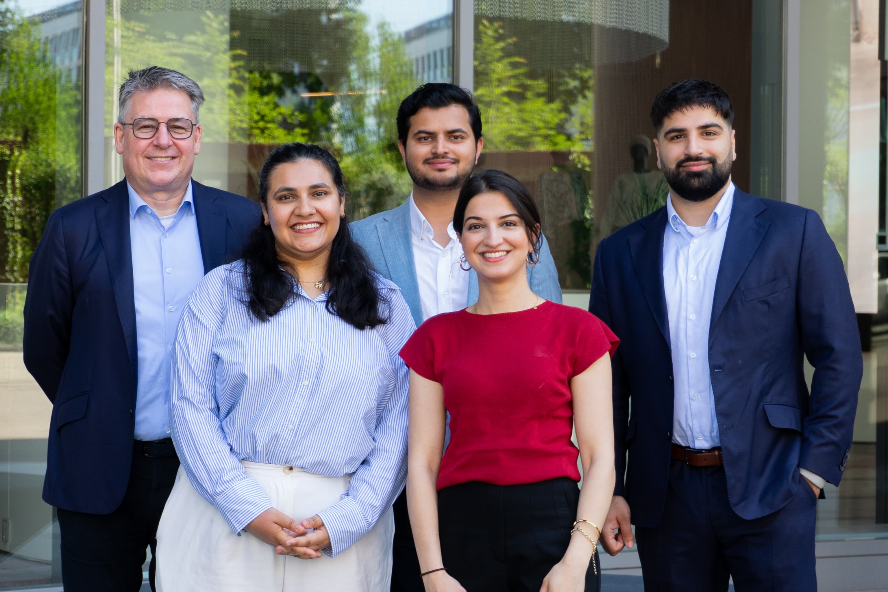 The NEOdirect team outside their Eschborn office