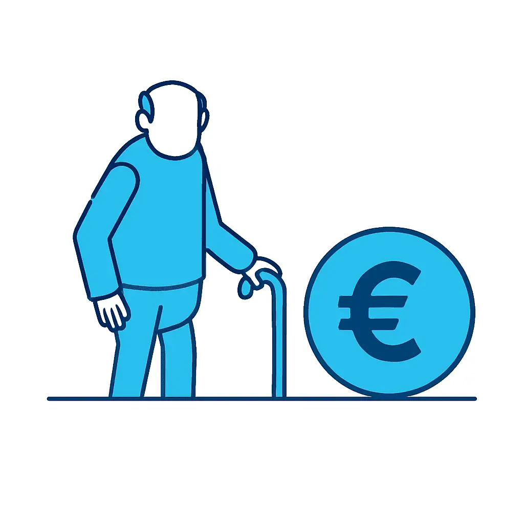 image for pension plans and an old man