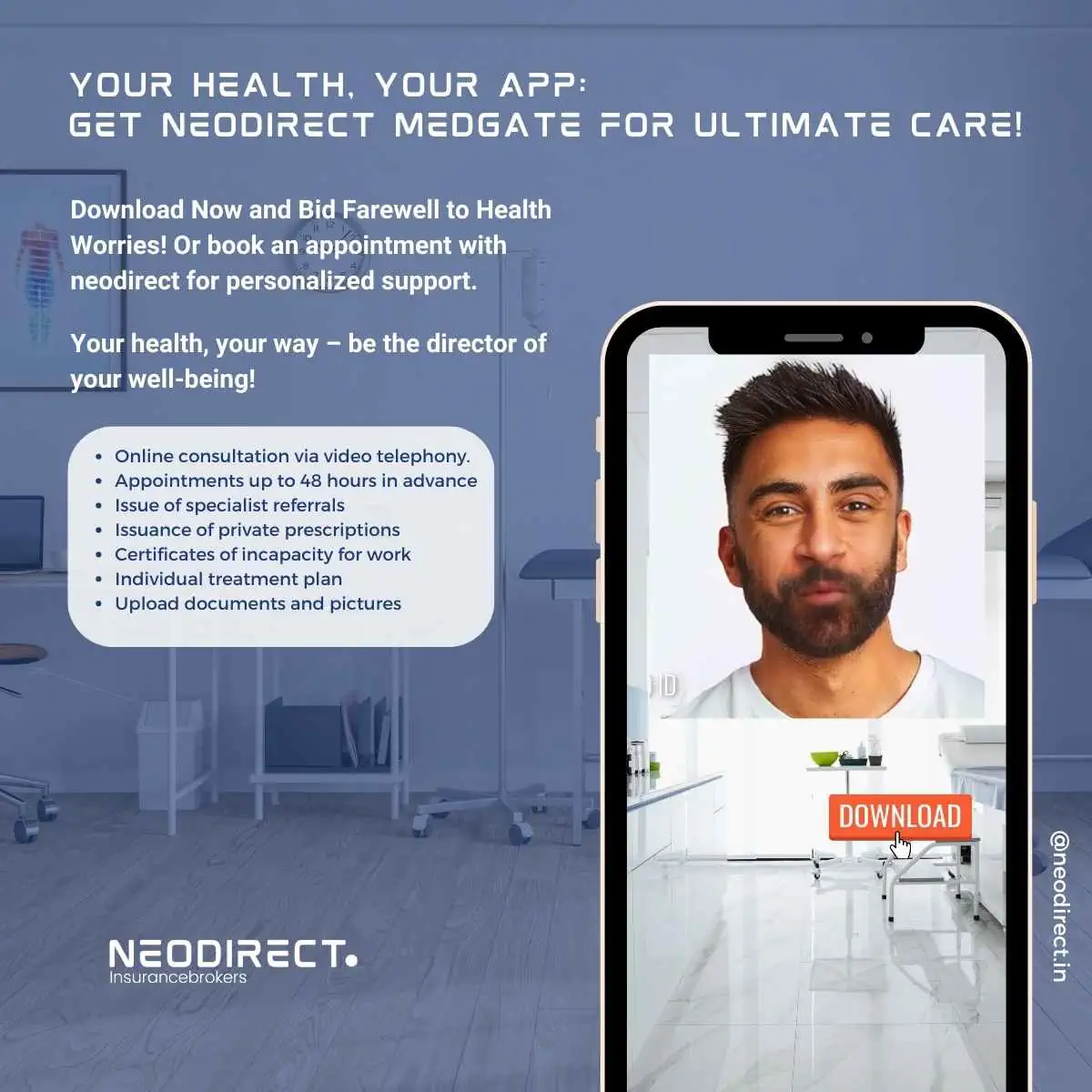 Telemedicin: Medgate app